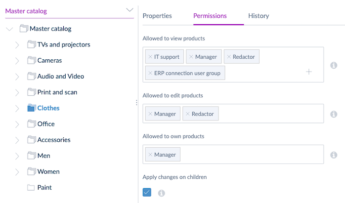 Permissions for read-only mode